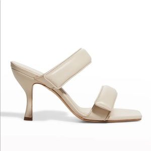 Gia x Pernille Perni Two-Strap Padded Leather Sandals